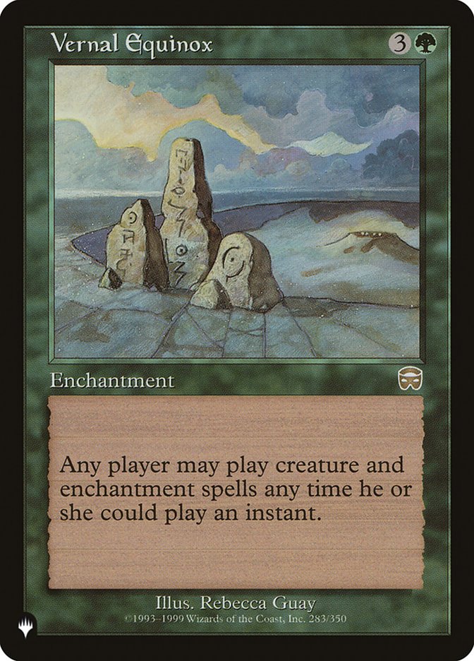 Vernal Equinox [The List] Magic: The Gathering