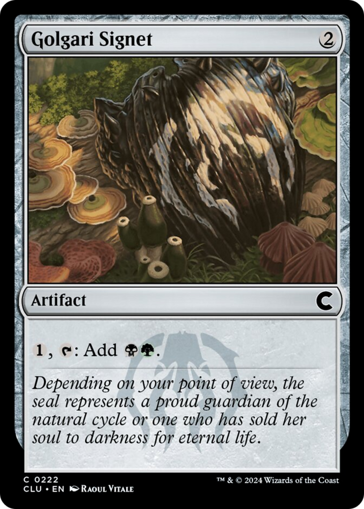 Golgari Signet [Ravnica: Clue Edition] Magic: The Gathering