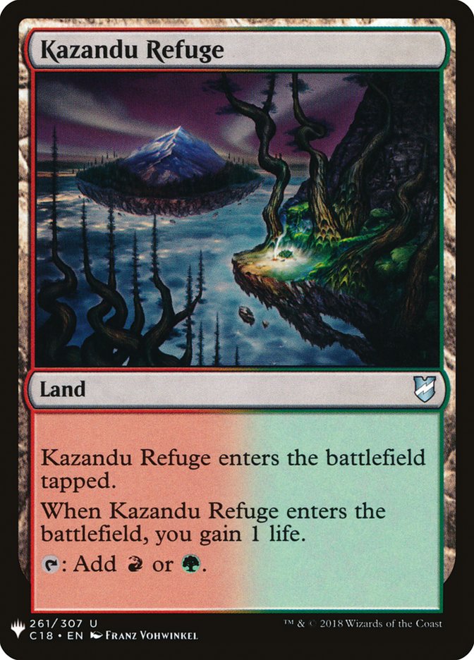 Kazandu Refuge [Mystery Booster] Magic: The Gathering