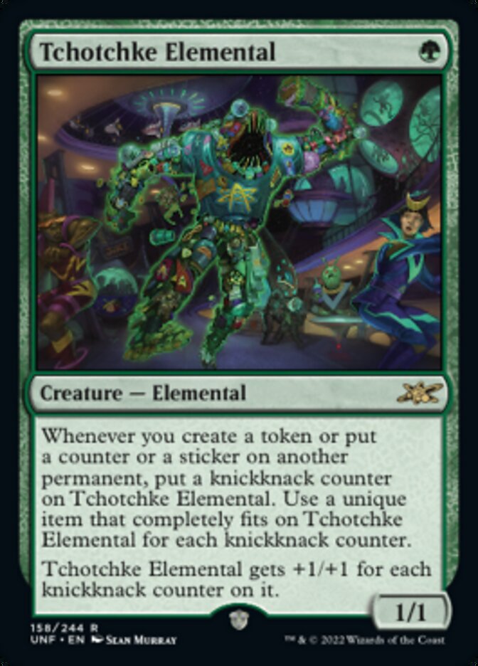 Tchotchke Elemental [Unfinity] Magic: The Gathering