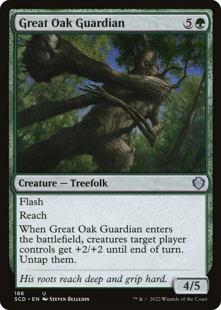 Great Oak Guardian [Starter Commander Decks] Magic: The Gathering