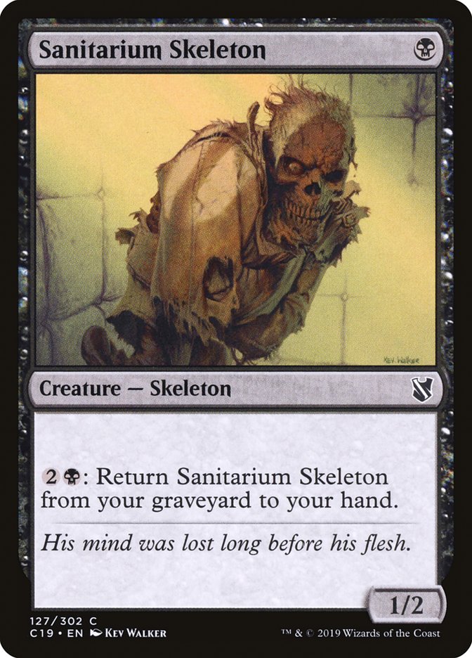 Sanitarium Skeleton [Commander 2019] Magic: The Gathering