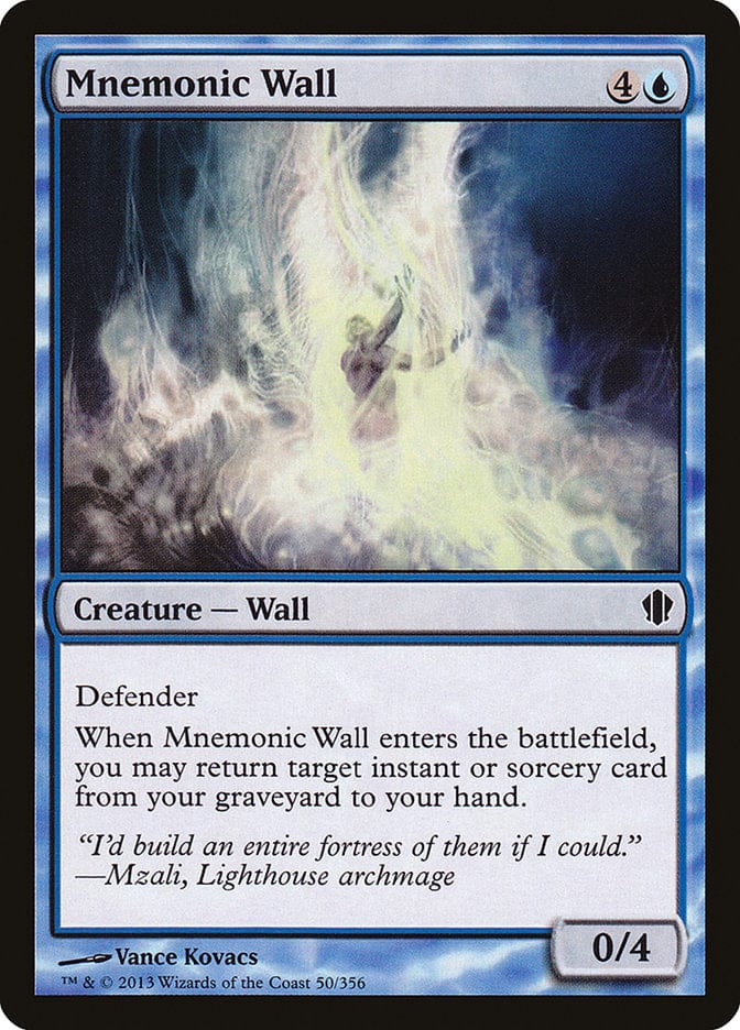 Mnemonic Wall [Commander 2013] Magic: The Gathering