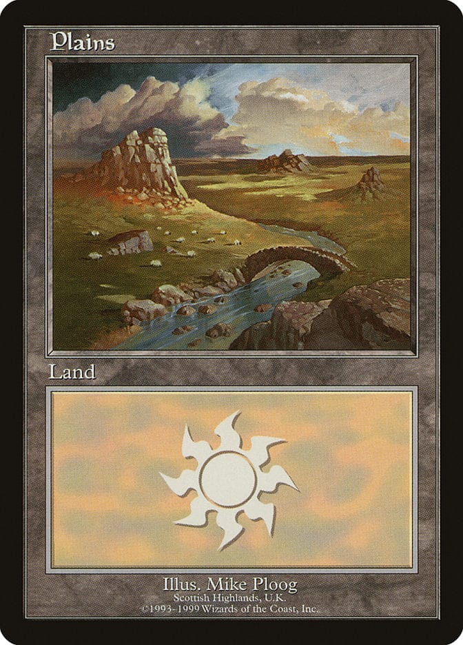 Plains (4) [European Land Program] Magic: The Gathering