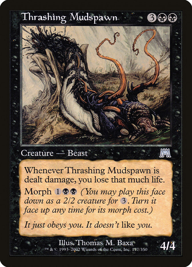 Thrashing Mudspawn [Onslaught] Magic: The Gathering