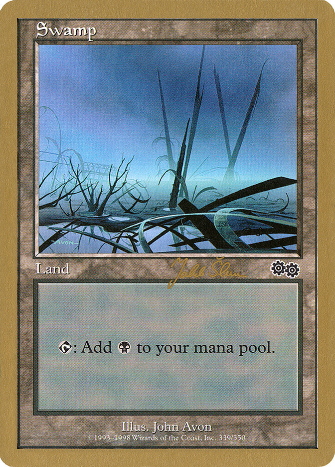 Swamp (js339) (Jakub Slemr) [World Championship Decks 1999] Magic: The Gathering