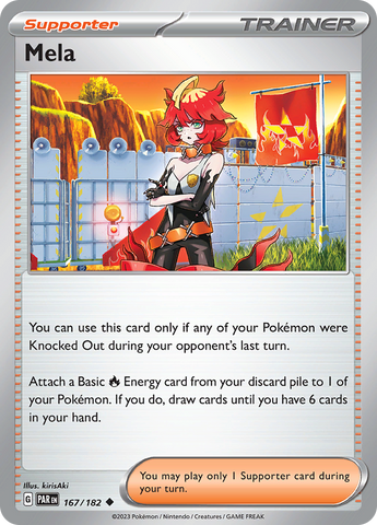 Mela (167/182) [Scarlet & Violet: Paradox Rift] - Pokemon Cards For Your TCG Needs!
