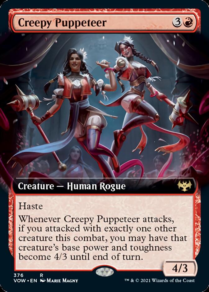Creepy Puppeteer (Extended Art) [Innistrad: Crimson Vow] Magic: The Gathering