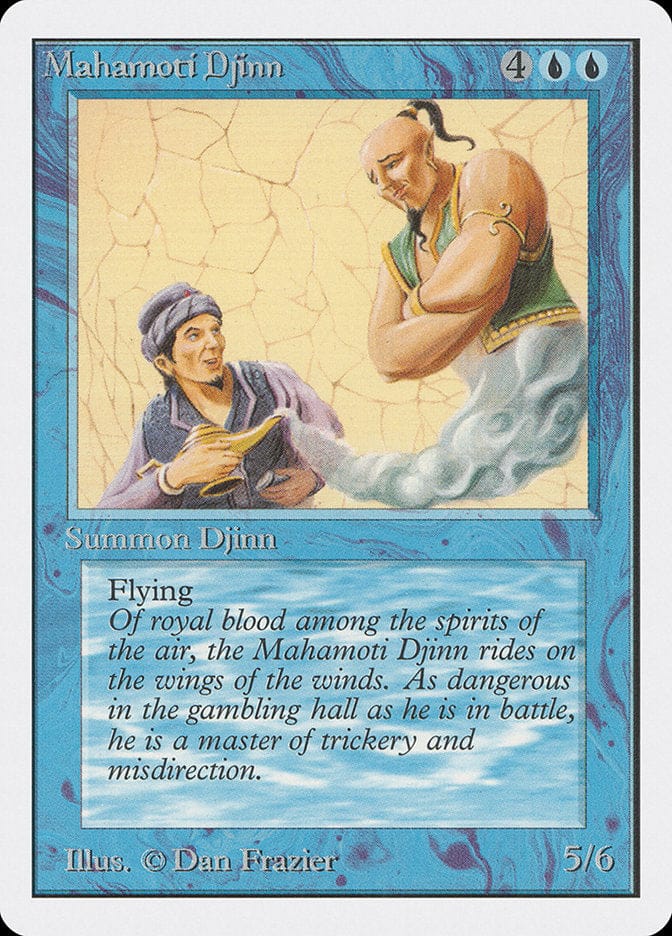 Mahamoti Djinn [Unlimited Edition] Magic: The Gathering