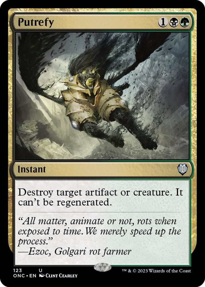 Putrefy [Phyrexia: All Will Be One Commander] Magic: The Gathering