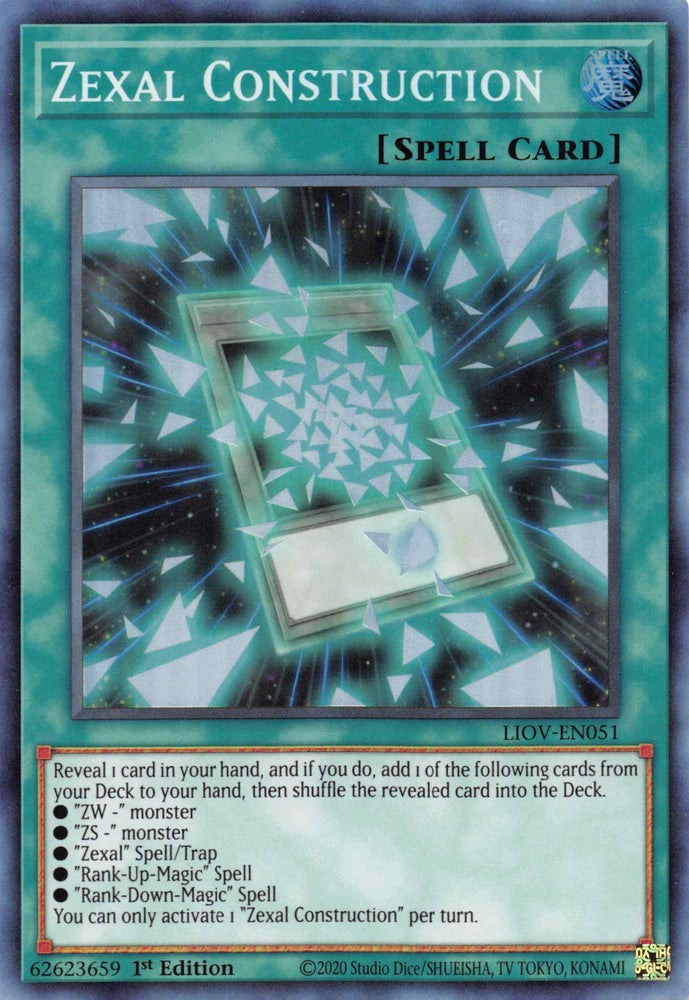 Zexal Construction [LIOV-EN051] Super Rare - Yugioh Cards For Your TCG Needs!