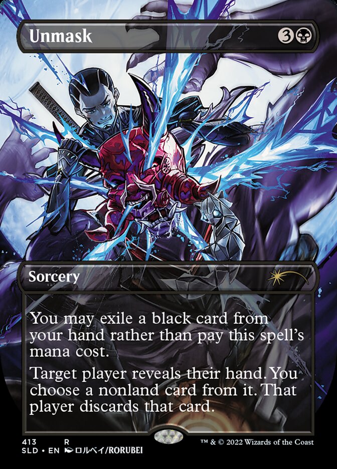Unmask (Borderless) [Secret Lair Drop Series] Magic: The Gathering