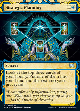 Strategic Planning (Foil Etched) [Strixhaven: School of Mages Mystical Archive] Magic: The Gathering