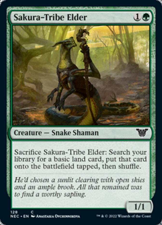 Sakura-Tribe Elder [Kamigawa: Neon Dynasty Commander] Magic: The Gathering