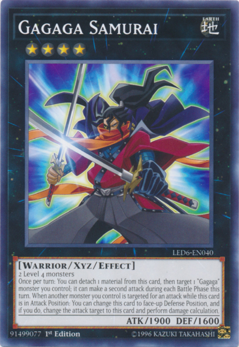 Gagaga Samurai [LED6-EN040] Common Yu-Gi-Oh!