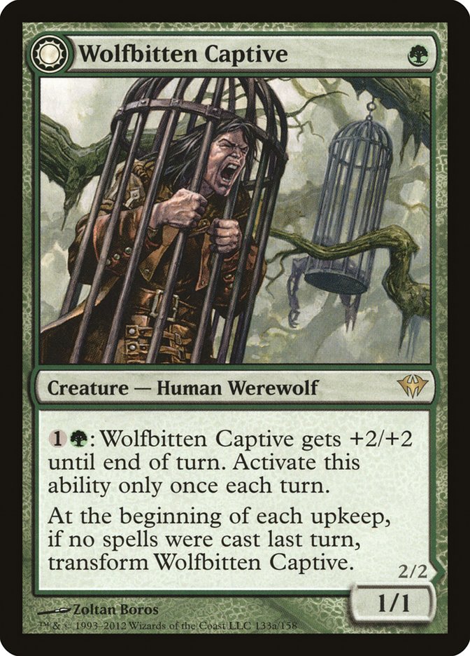 Wolfbitten Captive // Krallenhorde Killer [Dark Ascension] Magic: The Gathering