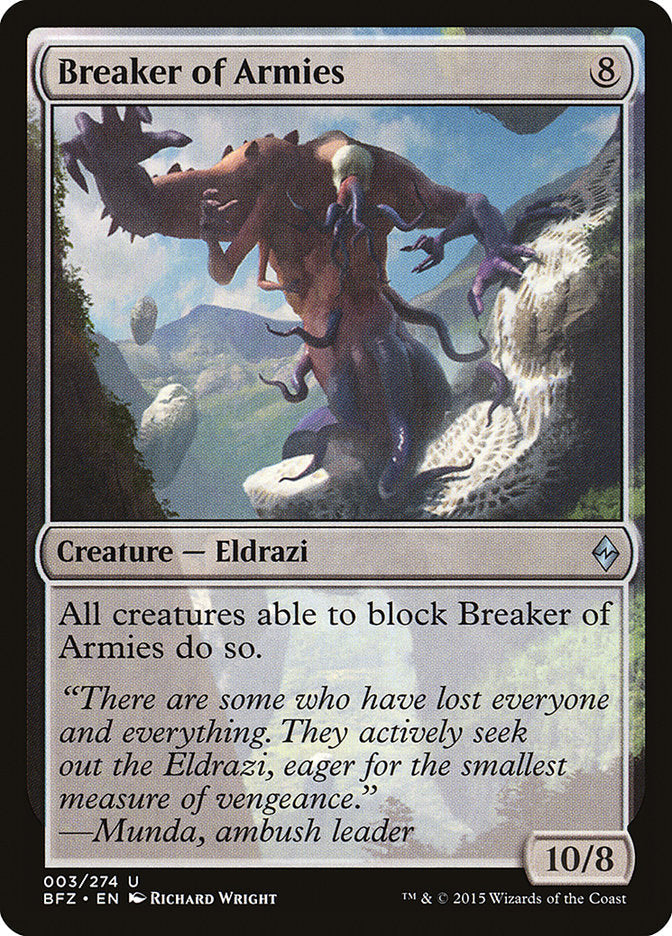 Breaker of Armies [Battle for Zendikar] Magic: The Gathering