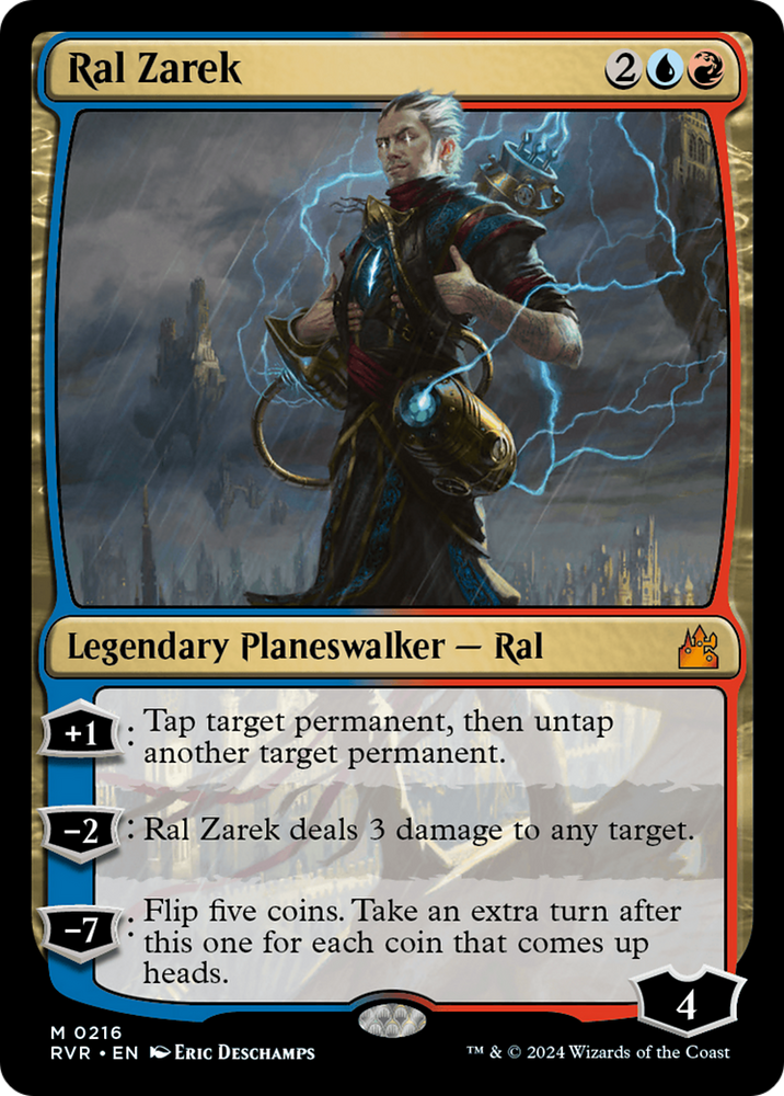 Ral Zarek [Ravnica Remastered] Magic: The Gathering