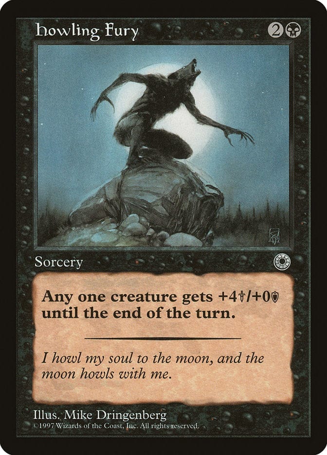 Howling Fury [Portal] Magic: The Gathering