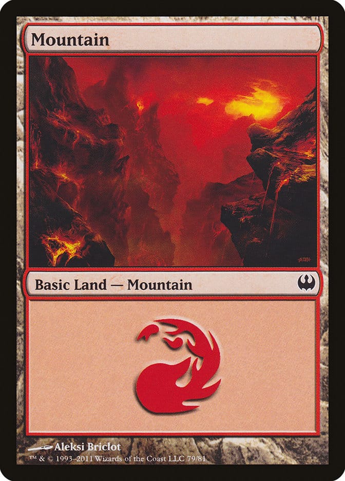 Mountain (79) [Duel Decks: Knights vs. Dragons] Magic: The Gathering