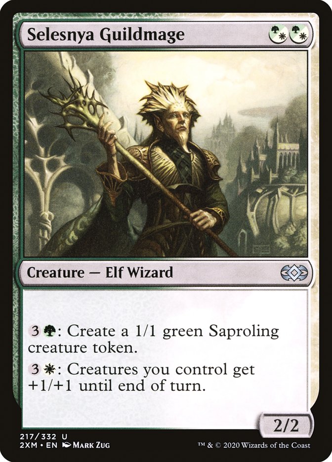 Selesnya Guildmage [Double Masters] Magic: The Gathering