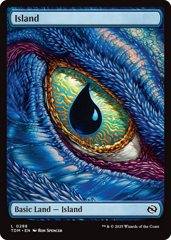 Island (0288) [Tarkir: Dragonstorm] Magic: The Gathering