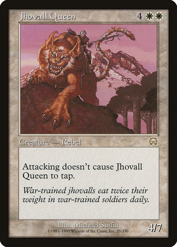 Jhovall Queen [Mercadian Masques] Magic: The Gathering