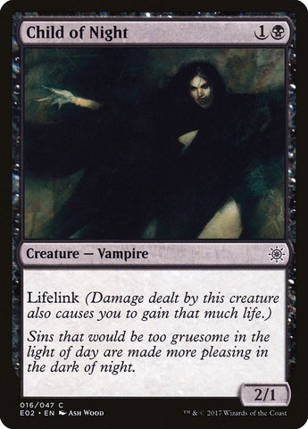 Child of Night [Explorers of Ixalan] Magic: The Gathering