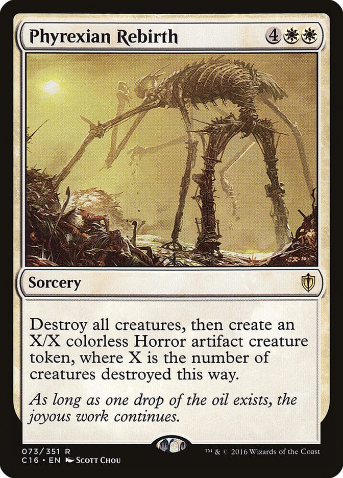 Phyrexian Rebirth [Commander 2016] Magic: The Gathering