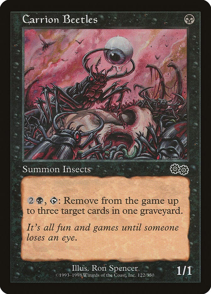 Carrion Beetles [Urza's Saga] Magic: The Gathering