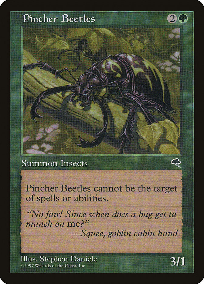 Pincher Beetles [Tempest] Magic: The Gathering