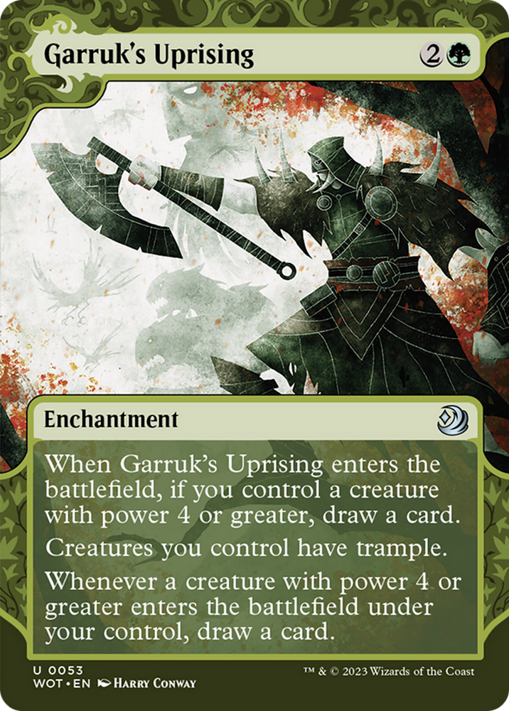 Garruk's Uprising [Wilds of Eldraine: Enchanting Tales] Magic: The Gathering