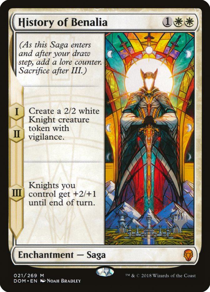 History of Benalia (Promo Pack) [Dominaria Promos] Magic: The Gathering