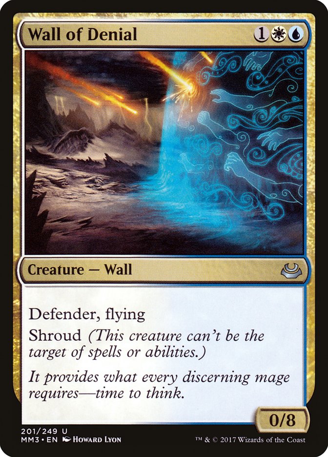 Wall of Denial [Modern Masters 2017] Magic: The Gathering