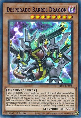 Desperado Barrel Dragon (Purple) [LDS1-EN076] Ultra Rare - Yugioh Cards For Your TCG Needs!