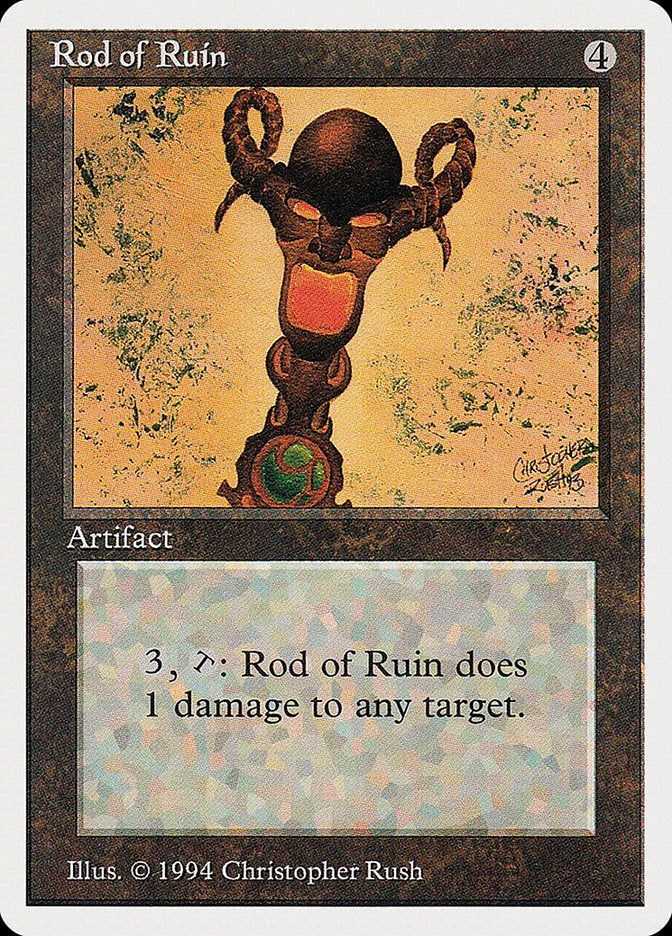 Rod of Ruin [Summer Magic / Edgar] Magic: The Gathering