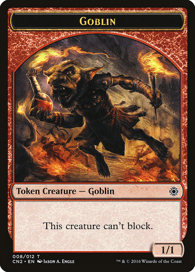 Goblin Token [Conspiracy: Take the Crown Tokens] Magic: The Gathering