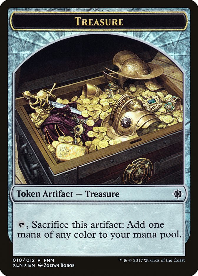 Vampire // Treasure Double-Sided Token [Friday Night Magic 2017] Magic: The Gathering