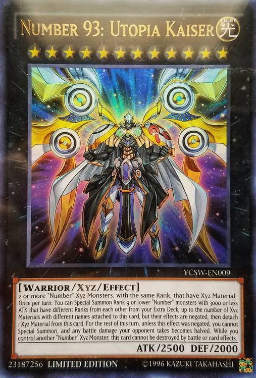Number 93: Utopia Kaiser [YCSW-EN009] Ultra Rare Yu-Gi-Oh!