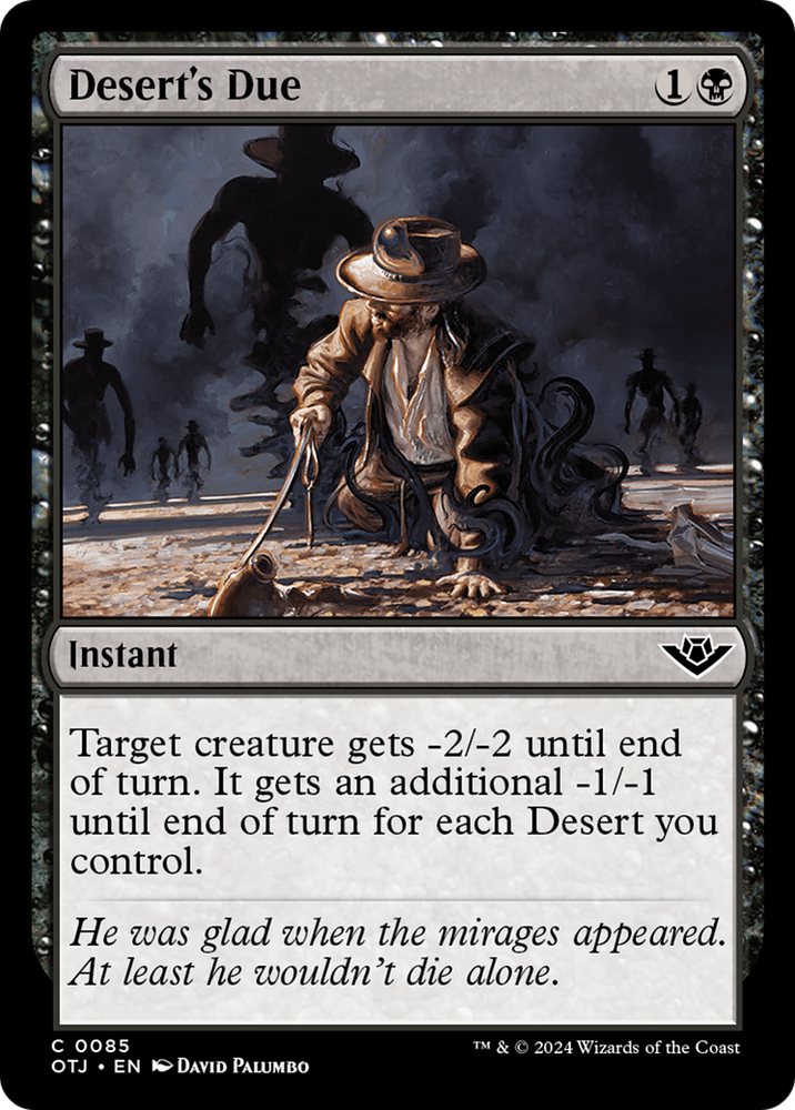 Desert's Due [Outlaws of Thunder Junction] Magic: The Gathering