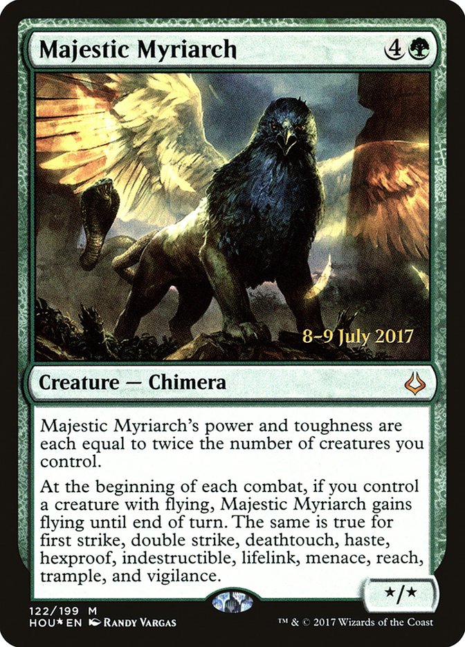 Majestic Myriarch [Hour of Devastation Prerelease Promos] Magic: The Gathering