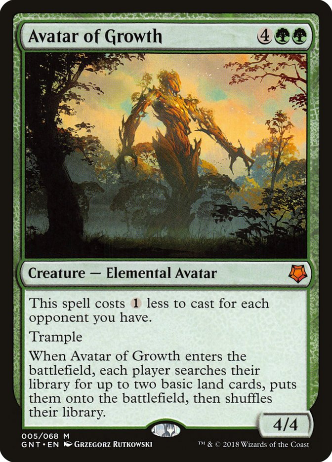Avatar of Growth [Game Night 2018] Magic: The Gathering