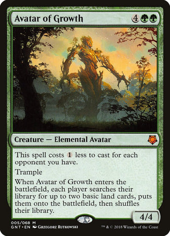 Avatar of Growth [Game Night 2018] Magic: The Gathering
