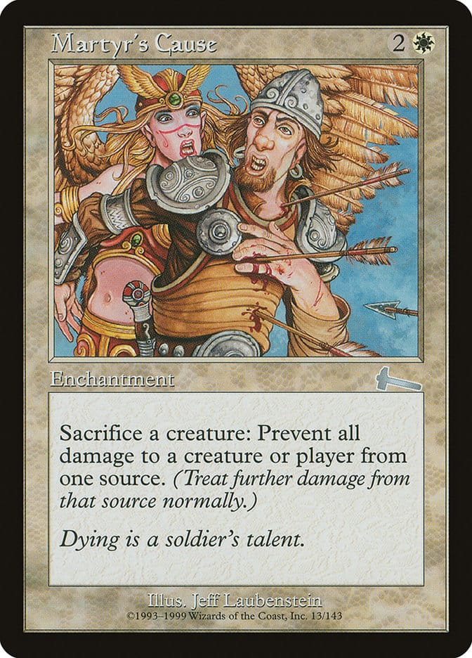 Martyr's Cause [Urza's Legacy] Magic: The Gathering