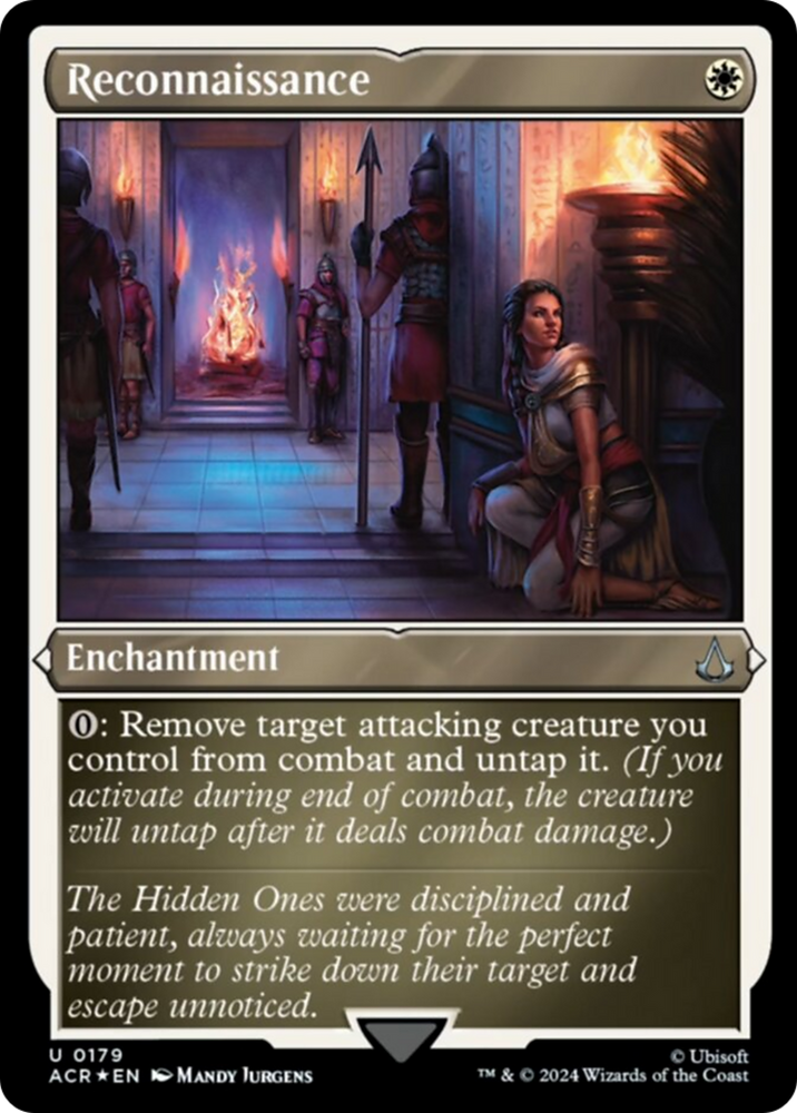 Reconnaissance (Foil Etched) [Assassin's Creed] Magic: The Gathering
