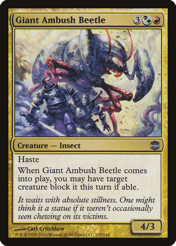 Giant Ambush Beetle [Alara Reborn] Magic: The Gathering