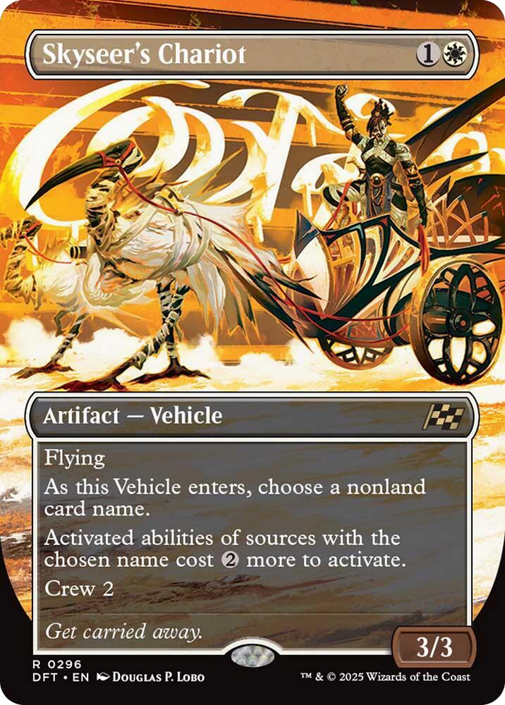 Skyseer's Chariot (Borderless) [Aetherdrift] Magic: The Gathering