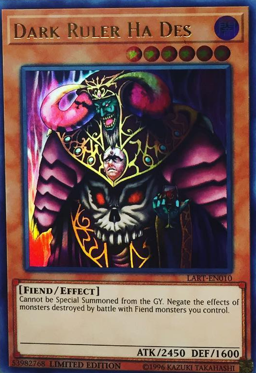 Dark Ruler Ha Des [LART-EN010] Ultra Rare Yu-Gi-Oh!