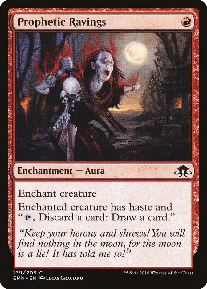 Prophetic Ravings [Eldritch Moon] Magic: The Gathering