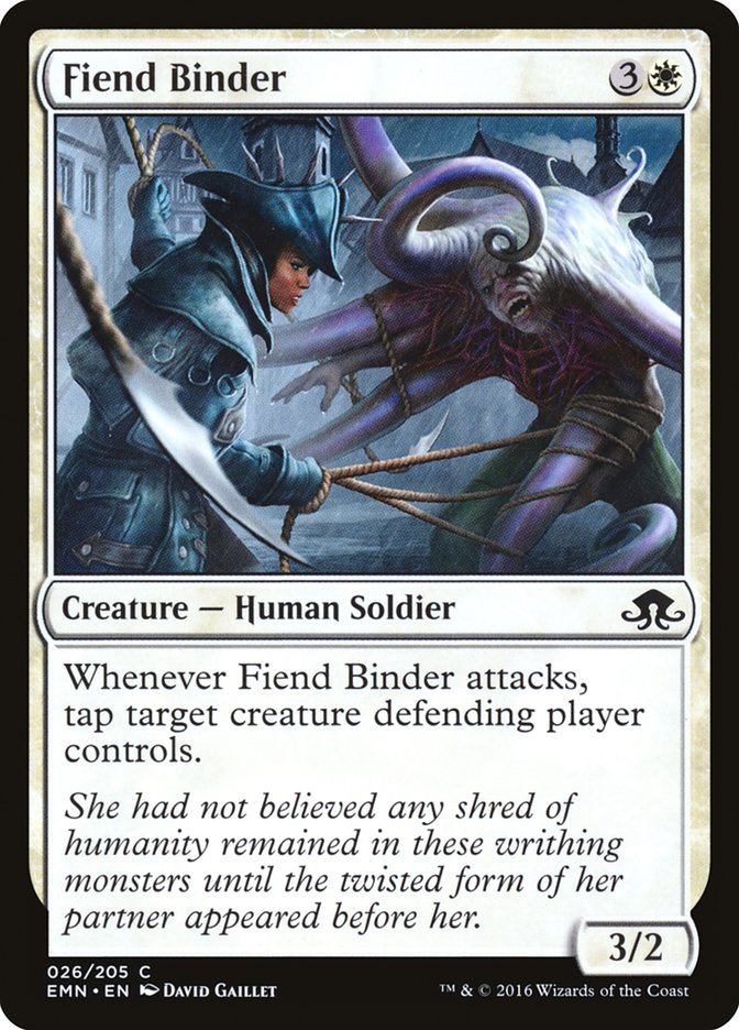 Fiend Binder [Eldritch Moon] Magic: The Gathering